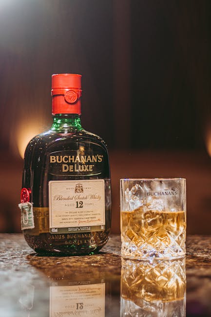 Premium whiskey bottle representing luxury